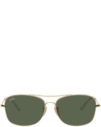 Ray-Ban Gold Caravan Sunglasses