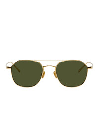 Linda Farrow Luxe Gold Dante C4 Sunglasses
