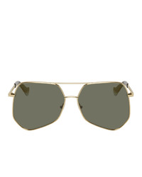 Grey Ant Gold Megalast Sunglasses