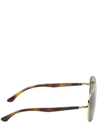 Ray-Ban Gold Rb3683 Sunglasses