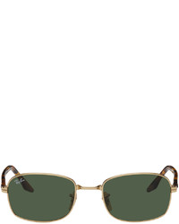 Ray-Ban Gold Rb3690 Sunglasses
