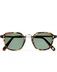 Cubitts Grafton Square Frame Tortoiseshell Acetate Sunglasses