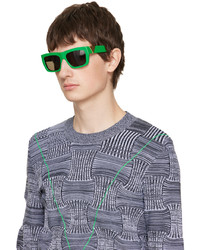 Bottega Veneta Green Angle Sunglasses