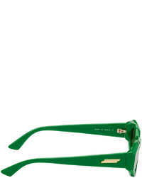 Bottega Veneta Green Facet Sunglasses
