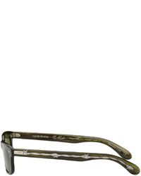 Oliver Peoples Green Fai Khadra Edition Fai Sunglasses