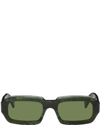 RetroSuperFuture Green Fantasma Sunglasses