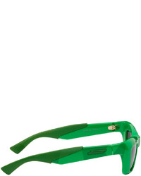 Bottega Veneta Green Mitre Sunglasses