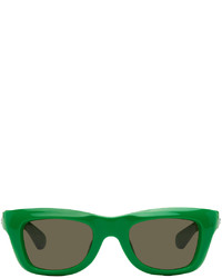Bottega Veneta Green Square Sunglasses