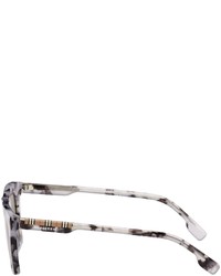 Burberry Grey Marbled Square Sunglasses