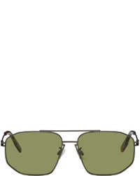 McQ Gunmetal Aviator Sunglasses