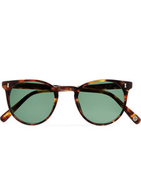 Cubitts Herbrand Round Frame Tortoiseshell Acetate Sunglasses