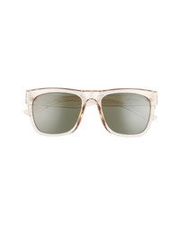 Le Specs Impala 55mm Rectangle Sunglasses In Sand Green Mono At Nordstrom
