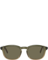 Kenzo Khaki Square Sunglasses