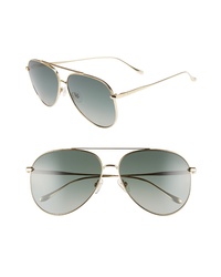 DIFF Nala 63mm Oversize Polarized Aviator Sunglasses