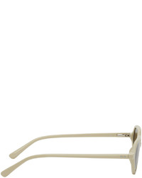 Dries Van Noten Off White Linda Farrow Edition Cat Eye Sunglasses