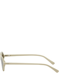 Dries Van Noten Off White Linda Farrow Edition Cat Eye Sunglasses