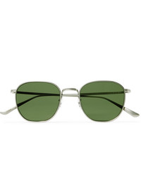 The Row Oliver Peoples Board Meeting 2 Square Frame Silver Tone Titanium Sunglasses