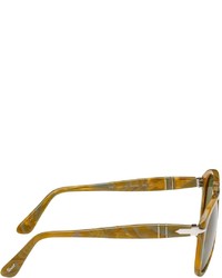 JW Anderson Orange Grey Persol Edition Aviator Sunglasses