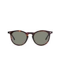 CHRISTOPHER CLOOS Paloma 49mm Polarized Round Sunglasses In Espressoblack At Nordstrom