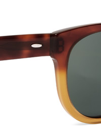 Barton Perreira Reece Round Frame Dgrad Acetate Sunglasses