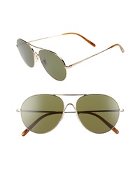 Oliver Peoples Rockmore 58mm Aviator Sunglasses  
