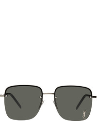 Saint Laurent Silver Sl 312 M Sunglasses