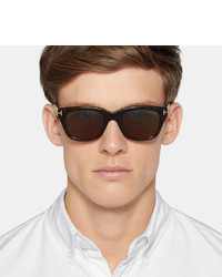 Tom Ford Snowdon Square Frame Tortoiseshell Acetate Sunglasses