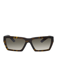 Prada Tortoiseshell Rectangular Sunglasses