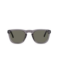 CHRISTOPHER CLOOS X Tom Brady 49mm Polarized Square Sunglasses In Grey Tonicblack At Nordstrom