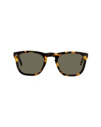 CHRISTOPHER CLOOS X Tom Brady 49mm Polarized Square Sunglasses In Ristrettoblack At Nordstrom