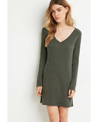 Forever 21 Ribbed Sweater Dress