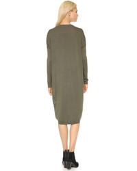 6397 V Neck Sweater Dress