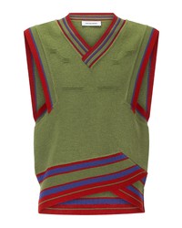 Kiko Kostadinov Dorset Stripe Virgin Wool Sweater Vest