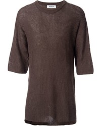 Monkey Time Cable Knit Three Quarter Sleeve Jumper