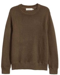 H&M Rib Knit Cotton Sweater