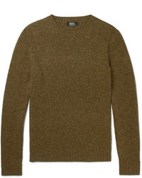 A.P.C. Salford Mlange Wool Sweater