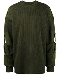 Y/Project Y Project Detachable Sleeve Military Jumper