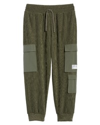 Topman Co Ord Cargo Joggers In Khaki At Nordstrom