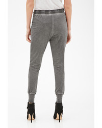 Forever 21 Contemporary Mineral Wash Sweatpants