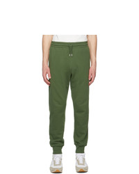 Dries Van Noten Green French Terry Lounge Pants