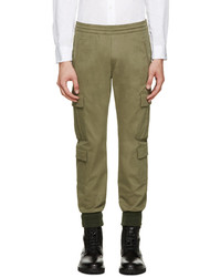 Neil Barrett Green Military Trousers