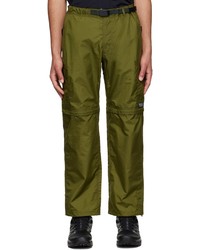 Gramicci Green Nylon Cargo Pants