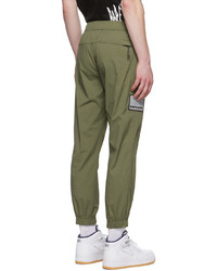 AAPE BY A BATHING APE Green Nylon Lounge Pants