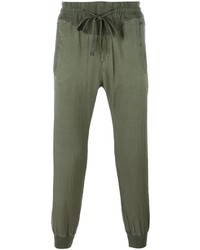 Haider Ackermann Cropped Tapered Track Pants