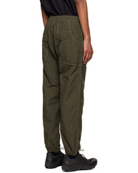 And Wander Khaki Organic Cotton Track Pants