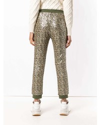 Twin-Set Sequinned Track Pants