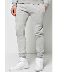 Boohoo Skinny Joggers With Ripped Detail