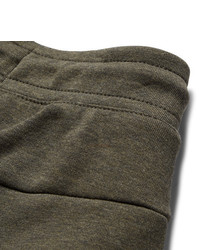 Nike Slim Fit Tapered Cotton Blend Tech Fleece Sweatpants