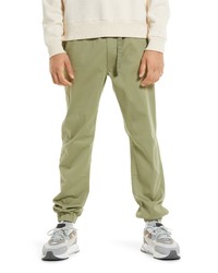 BP. Stretch Cotton Pants In Olive Acorn At Nordstrom