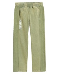 Pleasures Tapeworm Washed Sweatpants In Green At Nordstrom